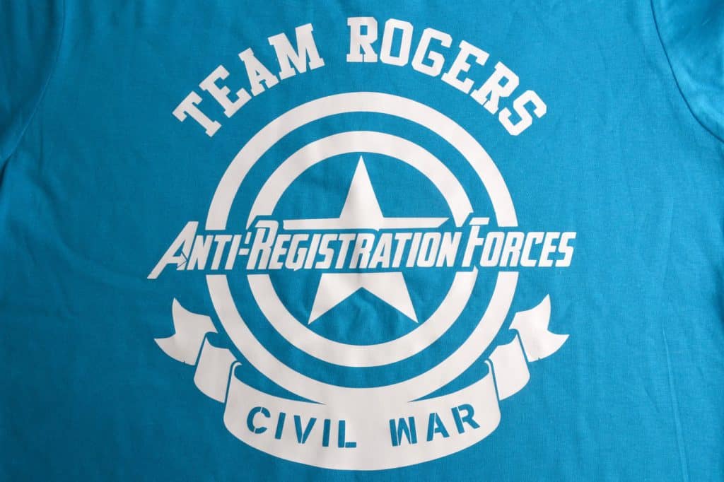 Team Rogers Civil War shirt