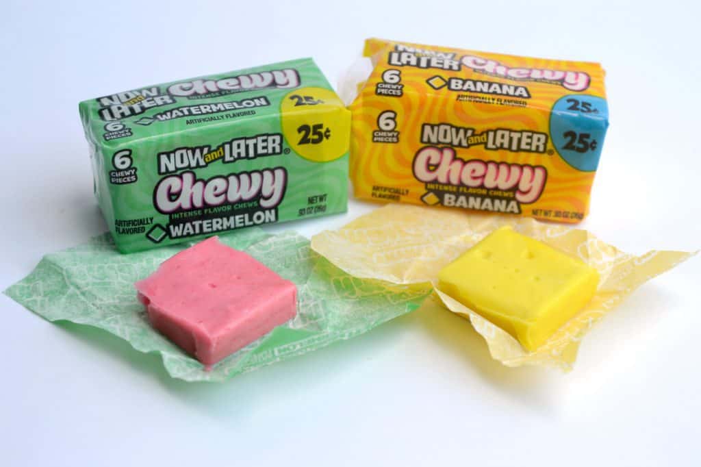 Chewy's in Watermelon and Banana.