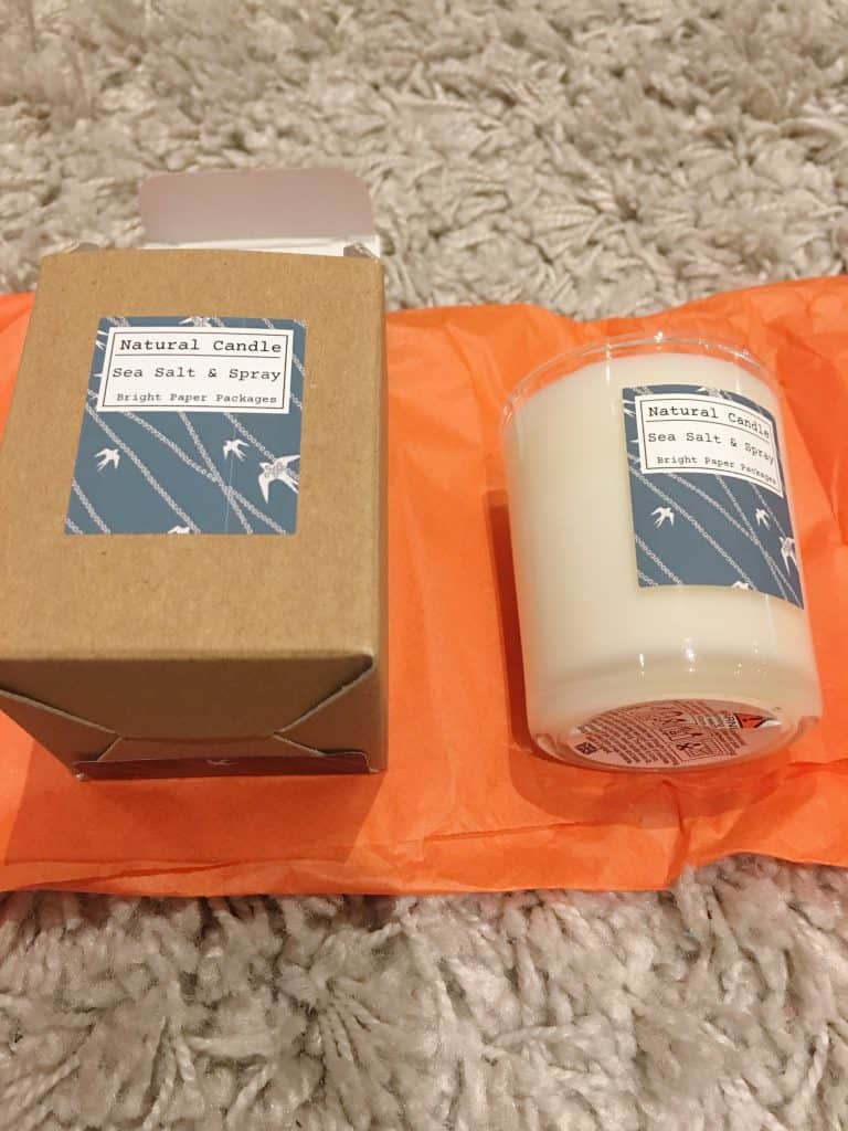Bright Paper Packages- March 2016 Candle
