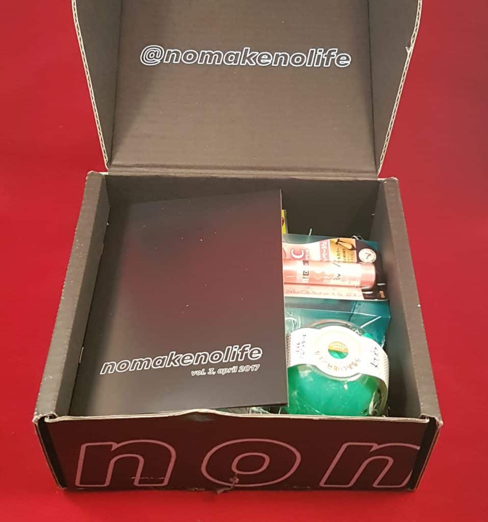 nomakenolife nmnl box April 2017 open