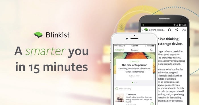 Blinkist is one of the best Audiobook subscriptions